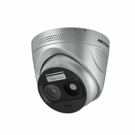 Camara IP Turret Hikvision Hf-Vt343 4Mpx +1Mpx De Lente Termico/Deteccion De Llamas Y Temperaturas Anormales/IP67