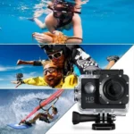 Videocamara HD D-Bugg Db-Acchd-Bk/USB/HDMI/Micro SD/Mic/Resistente Al Agua Hasta 30M/1050Mah