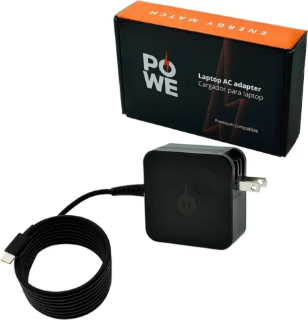 Cargador Para Laptop Adap9014 De 65W/Punta C/Compatible Con HP/Dell/Lenovo/No Cancelacion/No Devolucion