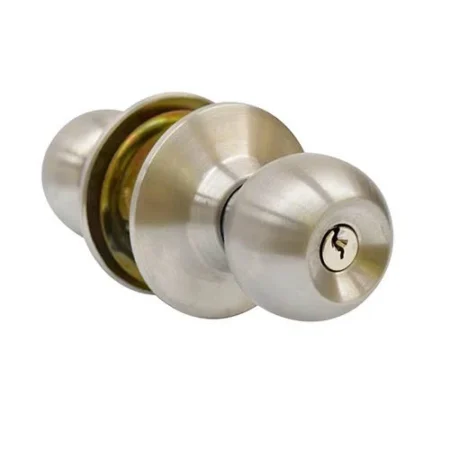 Cerradura De Pomo Cilindrico Prolok 19Pop De Bola/Acero Inoxidable/Para Recamara
