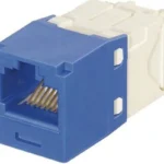 Conector Jack RJ45 Estilo Tg Panduit Cjk688Tgbu Con Llaveado Azul/Mini-Com/Categoria 6/De 8 Posiciones/8 Cables