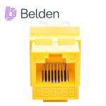 Conector Modular Jack Cat6+ RJ45 Belden Ax104191, Keyconnect/Amarillo