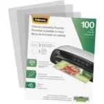 Papel Termico Fellowes 5743501 Para Laminacion/100 Hojas Tamaño Carta 5 Milesimas