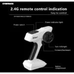 Vehiculo Todo Terreno D-Bugg Cyber Tank/Con Control Remoto 2.4Hz/Incluye Bateria Recargable Li-Ion 3.7V