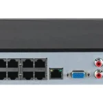 Nvr 8 Canales IP Dahua Dhi-Nvr4108Hs-8P-4Ks3 De 8Mpx/8 Puertos PoE/Rendimiento De 160Mbps/H.265+/1 Bahia Para Disco Duro/Soporta Camaras Wizsense/HDMI 4K & VGA