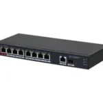 Switch Dahua Dh-Pfs3110-8Et1Gt1Gf-96 De 10 Puertos/No Administrable/8 Puertos PoE 10/100/1Xsfp De1000Mbps/1Xuplink De 10/100/1000/96W/Hasta 250M/Soporta PoE Whatchdog
