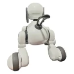 Perro Robot Inteligente D-Bugg 100145143 De Control Remoto Radioshack/Hasta 1 Hora De Funcionamiento Continuo/Rango Aproximadamente De 5M/Se Mueve/Baila/Ojos LED/Blanco-Negro