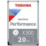D. Duro Interno 20Tb Toshiba X300 Hdwr62Axzsta 3.5"/SATA Iii/7200Rpm