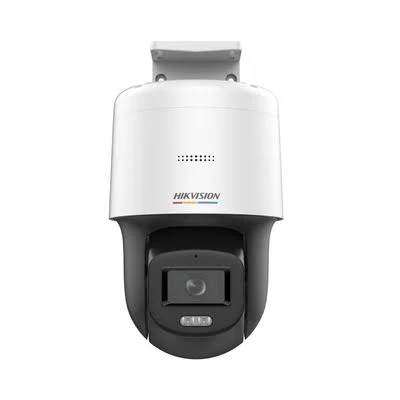 Camara Domo Pt IP Hikvision Ds-2De2C400Mwg-4G De 4Mpx/4Mm/Dual Light (30M Ir +30M Luz Blanca)/Acusense/Ip66/Microfono Y Bocina Integrado/Micro SD/Incluye Montaje De Pared O Techo