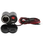 Adaptador De Encendedor Para Motos D-Bugg Dbad-M. Se Puede Instalar Directamente En La Bateria/Con Entrada USB