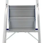 Escalera De Aluminio Surtek Etta3 Plegable/Con 3 Escalones/Tipo Taburete/150Kg/Gris