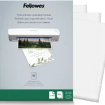 Papel Termico Fellowes 5744301 Para Laminacion/50 Piezas Tamaño Carta 3 Milesimas