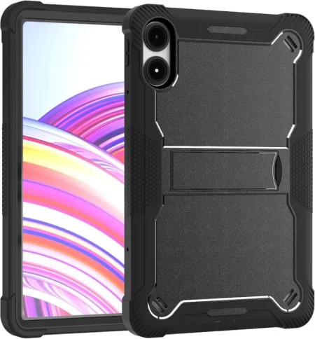 Funda Para Tablet Celularte Robot Case Poco Pad 12.1 De Uso Rudo/Para Xiaomi Poco Pad Y Redmi Pad Pro/Con Soporte 360°/Correa/Anti-Golpes/Azul Marino