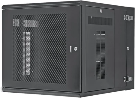 Gabinete Panzone De Montaje En Pared Panduit Pzwmc1230P De 19″/Puerta Perforada/12Ur/762Mm De Profundidad/Negro
