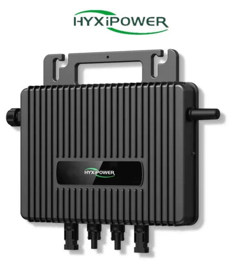 Microinversor Residencial 1000W Hyxipower Hyx-M1000-S Diseño De Gancho/IP67/Conexion Hasta 2 Modulos Solares/IP67/Plug & Play