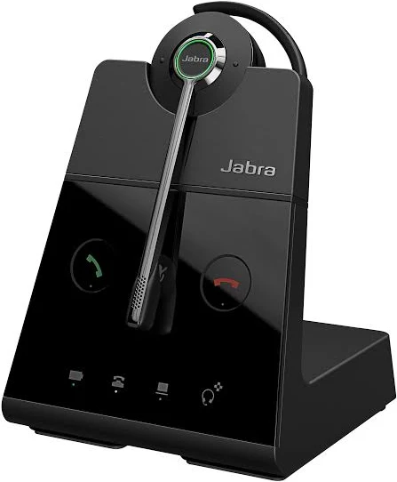 Auricular Monoaural Inalambrico Jabra 9555-553-125/Dect/USB/150M/Negro