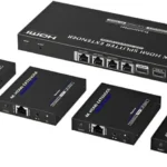 Kit Divisor Y Extensor HDMI Epcom Titanium Tt824-N, 1X4/Hasta 70M/4K/60Hz/Cat 6/6A/7/Ipcolor/Cero Latencia/Puerto S/Pdif/Edid/Rs232/Salida Loop/Poc