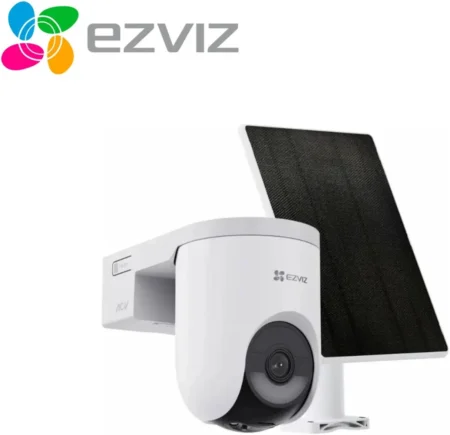 Kit Camara Y Panel Solar Ezviz Hb8 Lite 4G De 4Mpx/4Mm/Ia Deteccion Humano-Vehiculo/5200Mah/Ip6/Pt 4G/Wi-Fi/Cs-Hb8C Lite