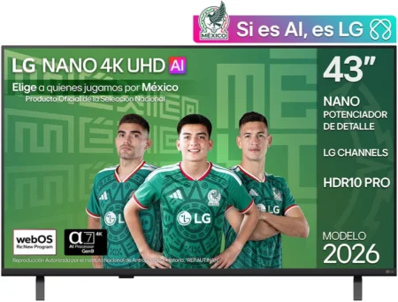 Pantalla LG UHD Nu850 43In 4K Smart Tv