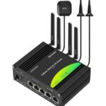 Router Industrial 5G Teltonika Rutx50/2.4-5Ghz/Doble Banda/5Xrj-45/802.3Ac Wave2/Mu-MIMO Firewall/Wi-Fi 5/867Mbit/S Wlan/7 Antenas Internas/2Dbi