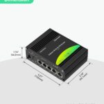 Router Industrial 5G Teltonika Rutx50/2.4-5Ghz/Doble Banda/5Xrj-45/802.3Ac Wave2/Mu-MIMO Firewall/Wi-Fi 5/867Mbit/S Wlan/7 Antenas Internas/2Dbi