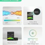 Router Industrial 5G Teltonika Rutx50/2.4-5Ghz/Doble Banda/5Xrj-45/802.3Ac Wave2/Mu-MIMO Firewall/Wi-Fi 5/867Mbit/S Wlan/7 Antenas Internas/2Dbi