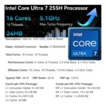 Thinkpad E16 Gen 3 Ultra 7 255H W11Pro 32Gb 512Gbssd 3Yo