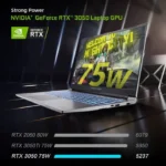 Laptop Thunderobot 911Trtx 3050 15.6"/Intel Core I7-13620H/16Gb RAM/512Gb SSD/HDMI/USB/1920X1080/Win 11 Pro/Negro/911T