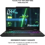 Laptop MSI Cyborg 15 15.6"/Intel Core 7 240H/16Gb RAM/512Gb SSD/USB/HDMI/1920X1080/Win 11 Home/Negro/B2Rwfkg-071Us-Row