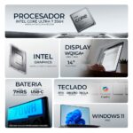 Laptop ASUS Expertbook B9406Caa 14.0 Pulgadas Touch Wqxga Core Ultra 7 356H Win 11 Pro, 32Gb RAM, 1T