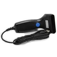 Lector Codigo De Barras Ec Line Ec-2D-8380B Inalambrico 1.5Mts/Bt/USB/1D/2D/Qr/500 Lecturas/S/Incluye Base/Negro