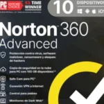 Esd Norton 360 Advanced 10 Dispositivos, 1 Año, 21443261