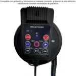Megafono Zenith Apparel Zac3019/100W/20000Hz/Con Grabador Y Sirena USB/SD/Negro