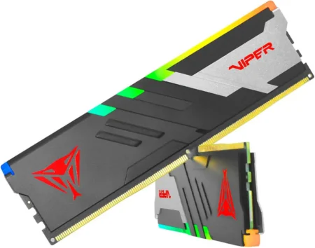 Memoria DDR5 64Gb 5600Mhz Patriot Pvvr564G560C40K Viper Venom (2X32Gb)/Negro/Cl40/Rgb