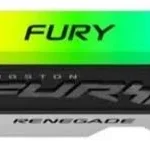 Memoria DDR5 32Gb 6400Mhz Kingston Fury Renegade Rgb (2X16Gb)/Negro/Non-ECC/Cl32/Xmp/Kf564C32Rsak2-32