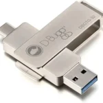 Memoria USB Dual 32Gb D-Bugg Dbotg-32/USB 3.0 A Tipo C/Plateado