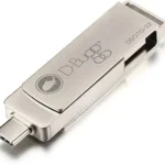 Memoria USB Dual 32Gb D-Bugg Dbotg-32/USB 3.0 A Tipo C/Plateado
