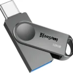 Memoria USB Dual 128Gb D-Bugg Dbotg-128/USB 3.0 A Tipo C/Plateado