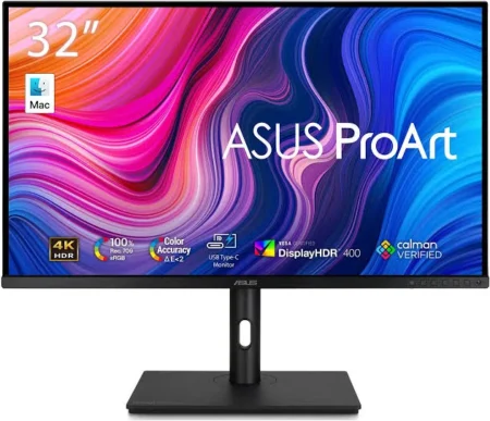 Monitor 31.5″ ASUS Pa329Crv Proart LCD/IPS/2Xhdmi/2Xdp/3840X2160/60Hz/Negro