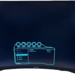 Monitor 27" Samsung Lc27G55Tqwlxzx Odyssey G5/LED/Curvo/2560X1440 Pixeles/Panel VA/Widescreen/Wqhd/1Ms/144Hz/HDMI/DP