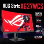 Monitor 27" ASUS Gamer Rog Strix Xg27Wcs LED/Curvo/1Ms/HDMI/180Hz/2560X1440/DP/Negro