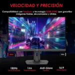 Monitor 27" ASUS Gamer Rog Strix Xg27Wcs LED/Curvo/1Ms/HDMI/180Hz/2560X1440/DP/Negro