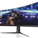 Monitor 49" ASUS Xg49Vq Rog Strix LCD/Curvo/VA/USB/HDMI/DP/3840X1080/144Hz/4Ms/Negro