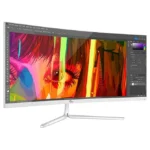 Monitor 30" Qian Qmc-Va30-02 LED/Curvo/VA/HDMI/DP/2560X1080/10Ms/200Hz/Blanco