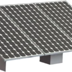 Montaje Para 3 Panel Solar Epcom Powerline Vektor8R3M De 4050Mm/Riel "8"/Para Modulos Con Espesor De 35Mm/Velocidad De Viento Max. 136Km/H/20° A 45°