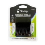 Cargador De Pilas Nextep Ne-285 Para Aa/Aaa/Incluye 2 Pilas "Aa"