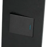 Placa Con Un Apagador De Escalera 1/2/Negro Surtek P621N