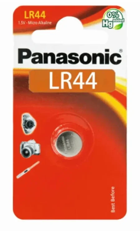 Bateria Alcalina Panasonic Lr44Pl Tipo Lr44/De Boton/De 1.5V/110Mah
