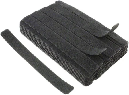 Paquete C/100Pz De Cinta De Contacto Panduit Hlb2S-C0 De 178Mm De Largo/19.1Mm De Ancho/Negro