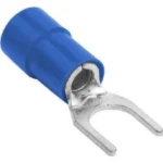 Paquete C/25 Piezas Terminal Tipo Horquilla Epcom Powerline Rb1157-100 ( Espada ) Aislada/16-14Awg/Azul/